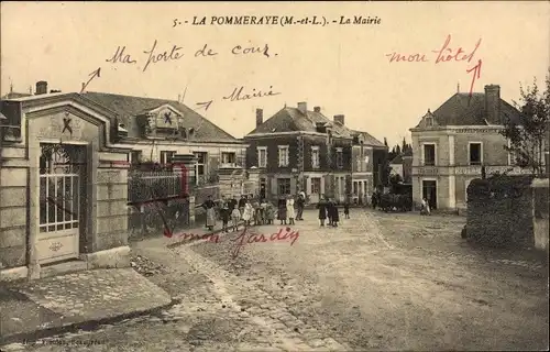 Ak La Pommeraye Maine et Loire, la Mairie