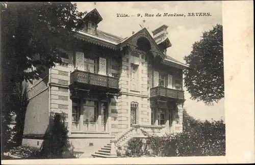 Ak Nevers Nièvre, Villa, Rue de Mouesse