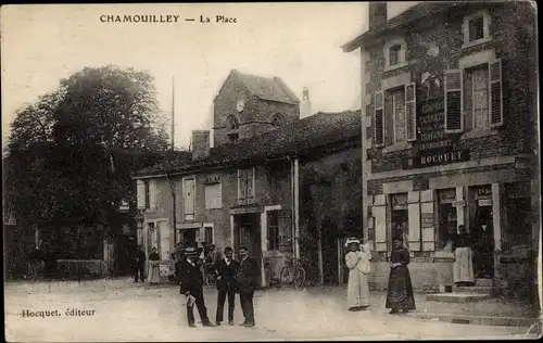 Ak Chamouilley Haute Marne, La Place