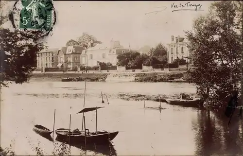 Foto Ak Thorigny sur Marne Seine et Marne, Une Vue, Boote