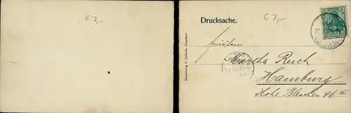 Klapp Ak Düsseldorf am Rhein, Panorama der Industrie und Gewerbeausstellung 1902