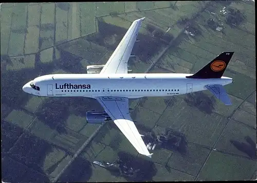 Ak Deutsches Passagierflugzeug, Lufthansa, Airbus A 320-200