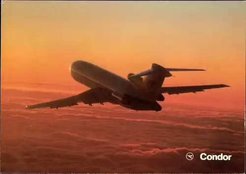 Ak Passagierflugzeug Condor, Boeing 727-230 Europa Jet