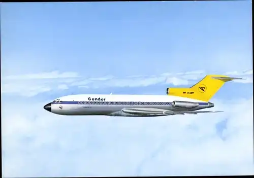 Ak Deutsches Passagierflugzeug, Condor, Boeing 727 30 Europajet