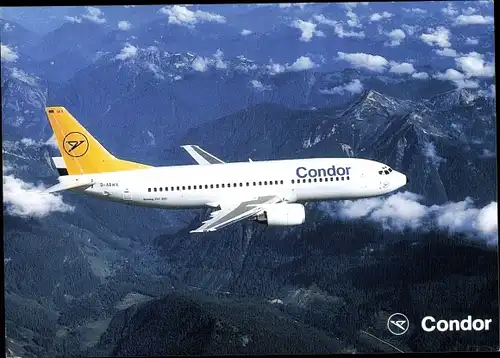 Ak Deutsches Passagierflugzeug, Condor, Boeing 737-300