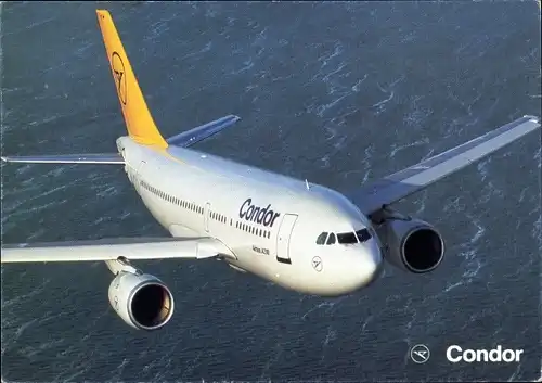 Ak Deutsches Passagierflugzeug, Condor, Airbus A 310 200