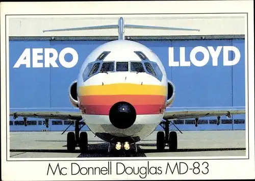 Ak Deutsches Passagierflugzeug, Aero Lloyd, McDonnell Douglas MD 83