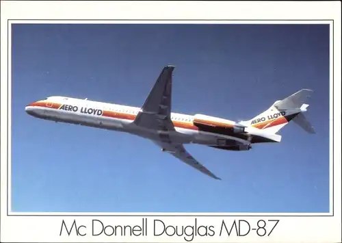 Ak Passagierflugzeug Aero Lloyd, Mc Donnell Douglas MD 87