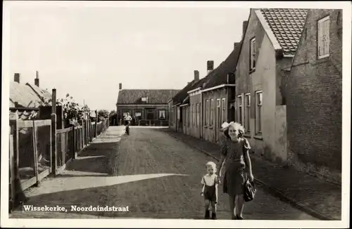 Ak Wissekerke Goes Zeeland Niederlande, Noordeindstraat, Kinder