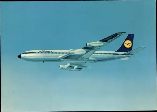 Ak Deutsches Passagierflugzeug, Lufthansa, Boeing 707 Intercontinental Jet