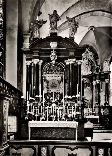 Ak Hardenberg Neviges Velbert Nordrhein Westfalen, Altar mit Gnadenbild