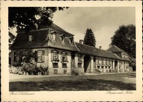 Ak Bad Salzhausen Nidda in Hessen, Straße nach Nidda