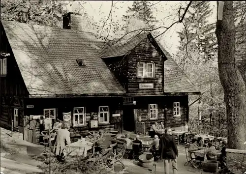 Ak Waschleithe Grünhain Beierfeld im Erzgebirge, Gaststätte Kohlerhütte Fürstenbrunn