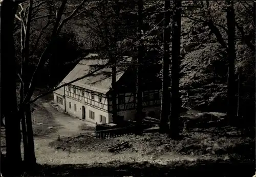 Ak Ansprung Marienberg im Erzgebirge, Erholungsheim Hüttstadtmühle