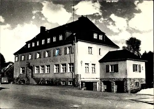 Ak Rübenau Marienberg im Erzgebirge Sachsen, Gasthof Weißer Hirsch