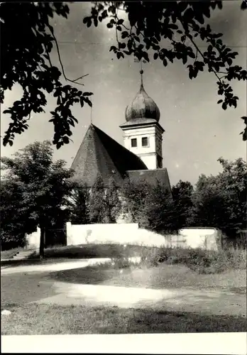 Ak Pfaffroda Olbernhau im Erzgebirge Sachsen, St. Georgskirche