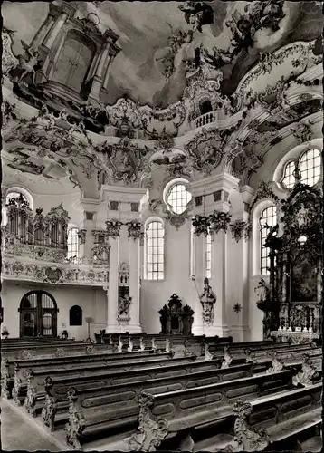 Ak Steingaden in Oberbayern, Wallfahrtskirche, Die Wies