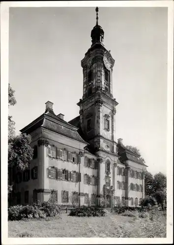 Ak Birnau Uhldingen Mühlhofen am Bodensee, Zisterziensepropstei, Erbau v. Peter Thumb