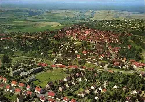 Ak Wolfhagen in Hessen, Luftaufnahme, Panorama