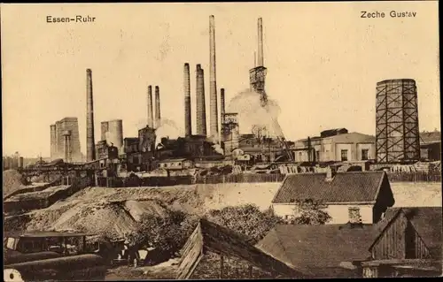 Ak Essen im Ruhrgebiet, Zeche Gustav