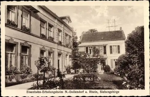 Ak Niederdollendorf Königswinter am Rhein, Eisenbahn Erholungsheim