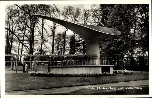 Ak Breda Nordbrabant Niederlande, Muziekschelp park Valkenberg