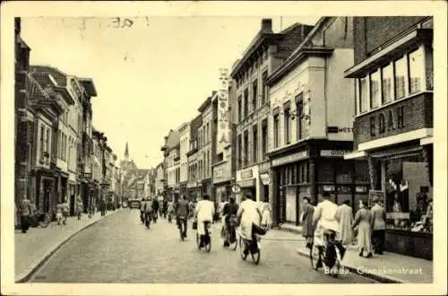 Ak Breda Nordbrabant Niederlande, Ginnekenstraat