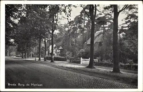 Ak Breda Nordbrabant Niederlande, Burg. de Manlaan