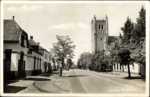 Ak Chaam Nordbrabant Niederlande, Dorpstraat