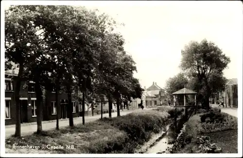 Ak Capelle Nordbrabant Niederlande, Binnenhaven, Ortspartie