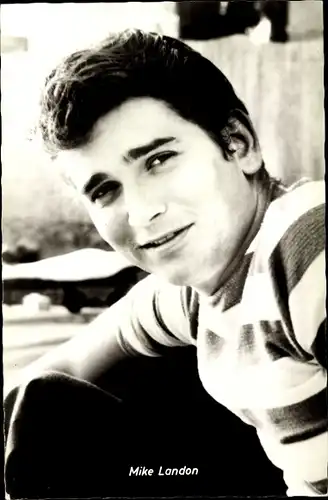 Ak Schauspieler Mike Landon, Michael Landon, Little Joe, Bonanza
