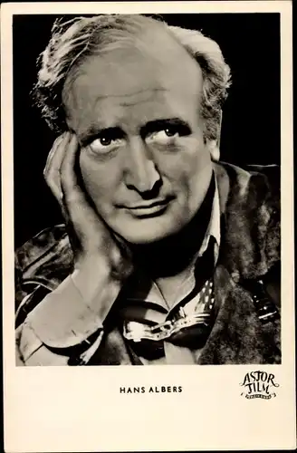 Ak Schauspieler Hans Albers, Portrait, Astor Film