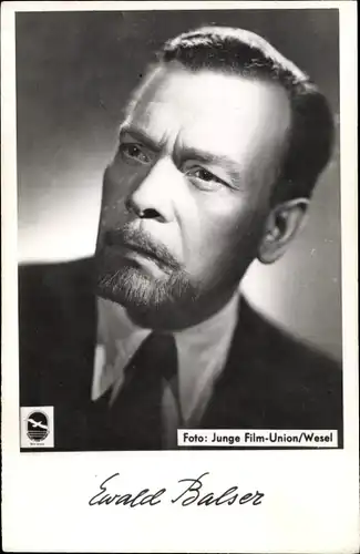Ak Schauspieler Ewald Balser, Portrait