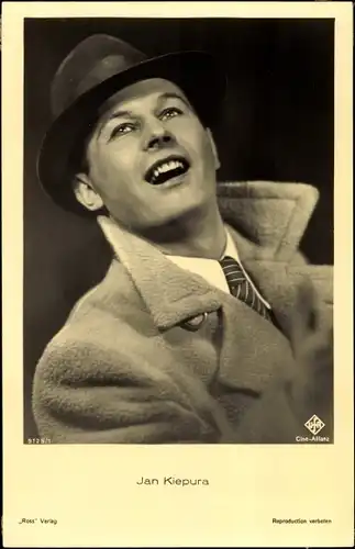 Ak Schauspieler Jan Kiepura, Portrait