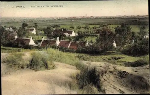 Ak La Panne Westflandern, Panorama du Duynhoek