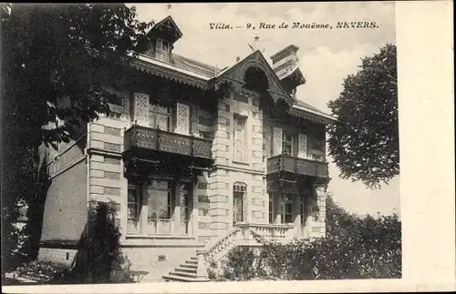 Ak Nevers Nièvre, Villa, 9 Rue de Mouesse