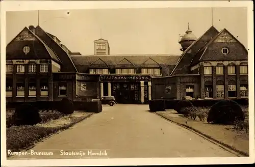 Ak Rumpen Brunssum Limburg Niederlande, Staatsmijn Hendrik
