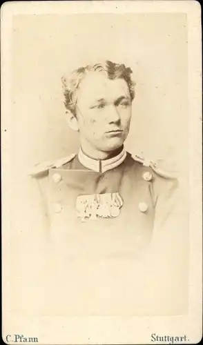 CdV Baron Ernst von Gemmingen, Portrait, Uniform, Orden