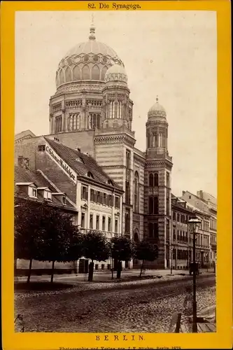 Judaika Kabinettfoto Berlin Mitte, Synagoge