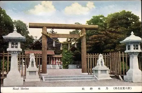 Ak Tokio Präf. Tokio Japan, Nogi Shrine, Schrein