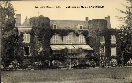 Ak La Leu Maine-et-Loire, Chateau de M. de Sapineau