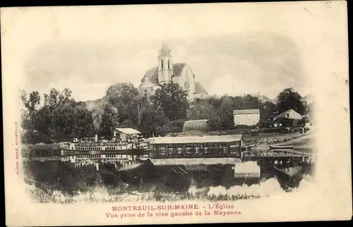Ak Montreuil sur Maine Maine-et-Loire, L'Eglise
