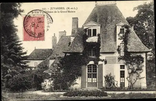 Ak Juvardeil sur Sarthe Maine-et-Loire, Chateau de la Grand Maison