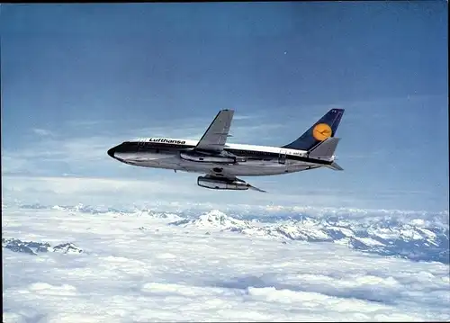 Ak Deutsches Passagierflugzeug, Lufthansa, Boeing B 737 D City Jet