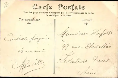 Ak Fervaques Calvados, La Grande Place