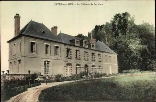 Ak Dives sur Mer Calvados, Le Chateau de Sarlabot