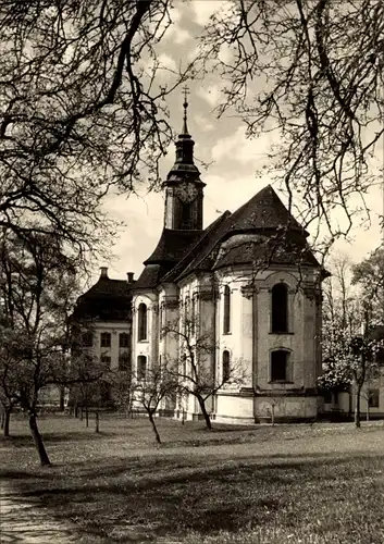 Ak Birnau Uhldingen Mühlhofen am Bodensee, Klosterkirche, Erbau v. Peter Thumb