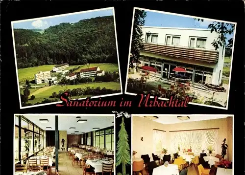 Ak Neukirchen am Knüll Hessen, Sanatorium in Urbachtal, Hausansicht, Innenräume