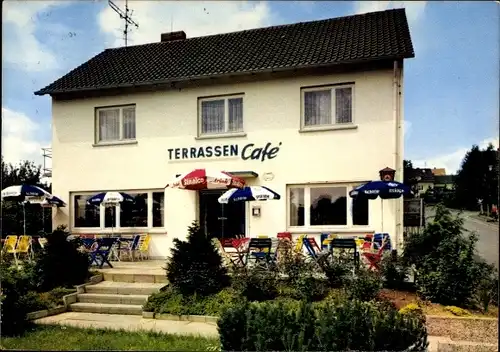 Ak Neukirchen am Knüll Hessen, Terrassen-Café Ernst Schmid