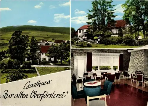 Ak Rengshausen Knüllwald in Hessen, Gasthaus Zur alten Oberförsterei